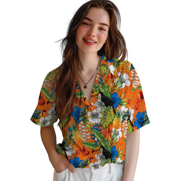 Crawfish Tropical Toucan Hawaiian Shirt Trendy