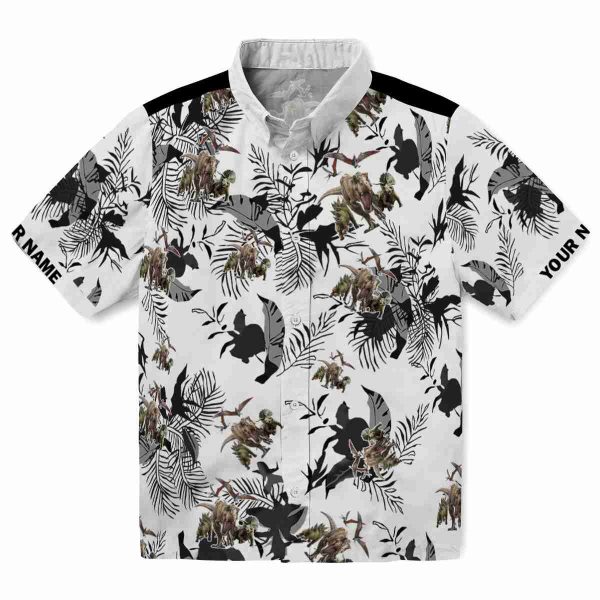 Dinosaur Botanical Theme Hawaiian Shirt Best selling