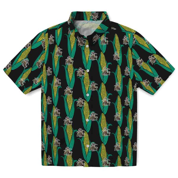 Dinosaur Corn Motifs Hawaiian Shirt Best selling