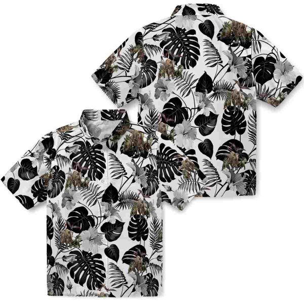 Dinosaur Tropical Plants Hawaiian Shirt Latest Model