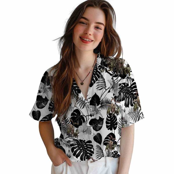 Dinosaur Tropical Plants Hawaiian Shirt Trendy