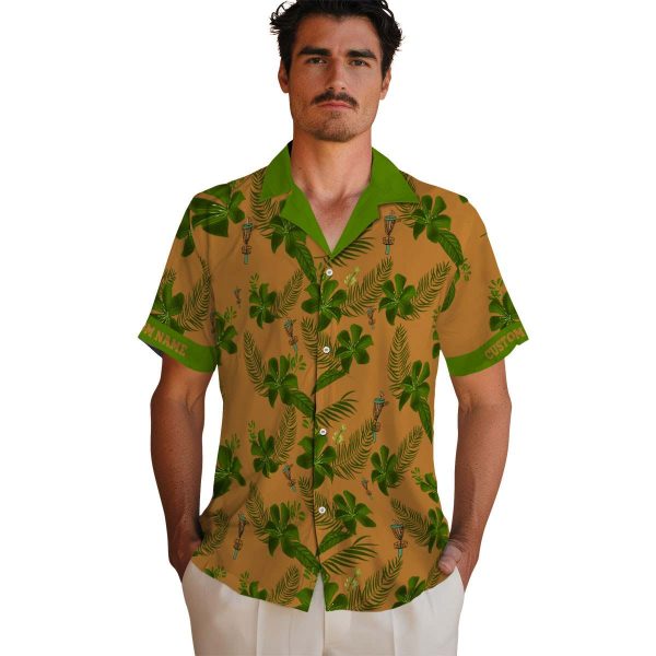 Disc Golf Botanical Print Hawaiian Shirt High quality