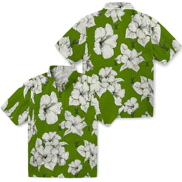 Disc Golf Hibiscus Blooms Hawaiian Shirt Latest Model