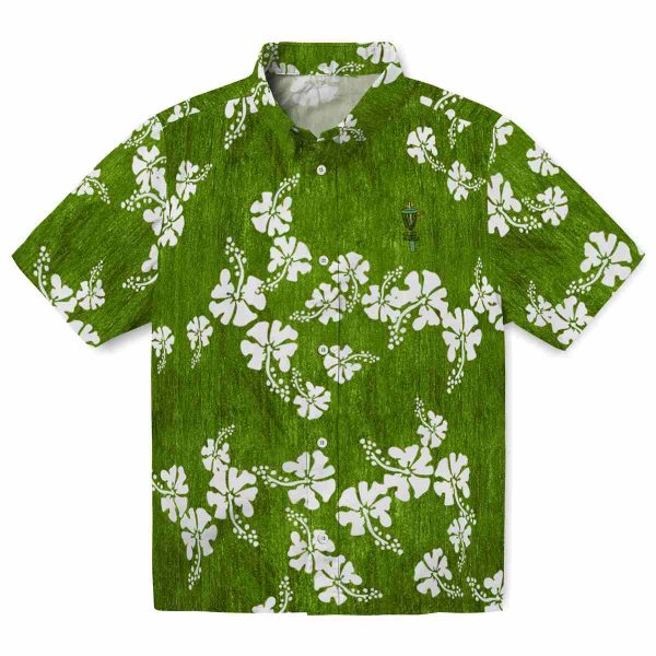 Disc Golf Hibiscus Clusters Hawaiian Shirt Best selling