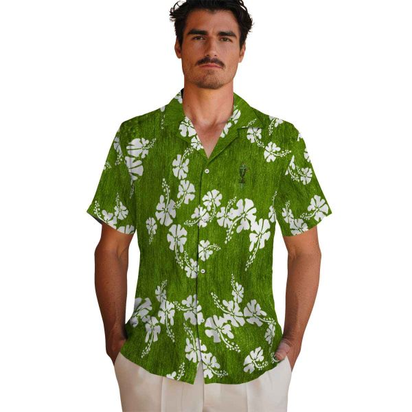 Disc Golf Hibiscus Clusters Hawaiian Shirt High quality