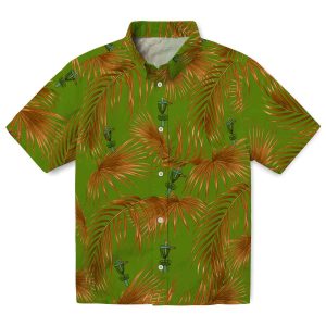 Disc Golf Leafy Palms Hawaiian Shirt Best selling