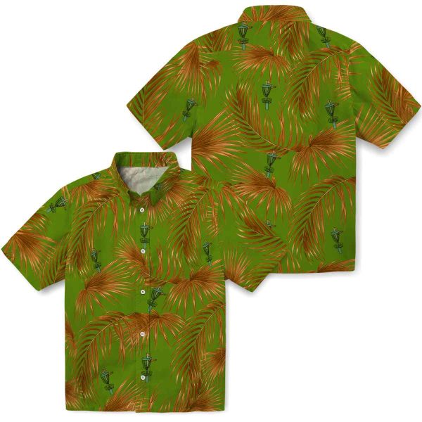 Disc Golf Leafy Palms Hawaiian Shirt Latest Model