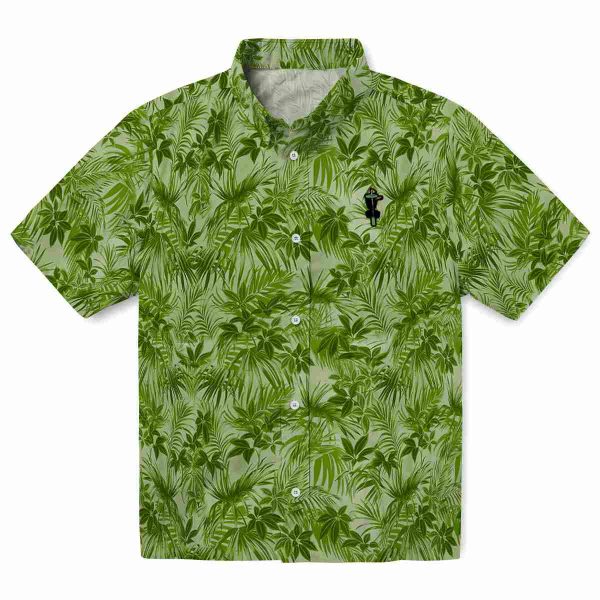 Disc Golf Leafy Pattern Hawaiian Shirt Best selling