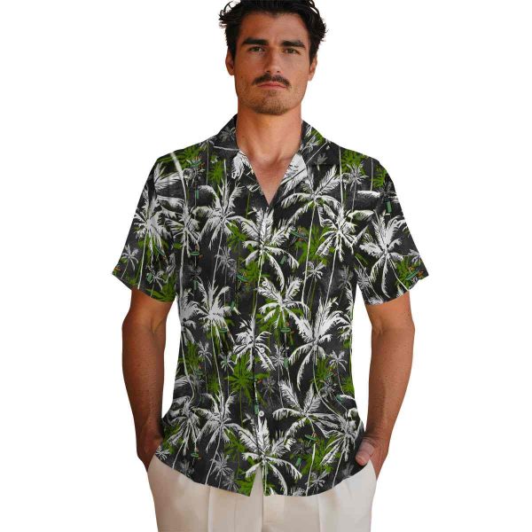 Disc Golf Palm Pattern Hawaiian Shirt High quality