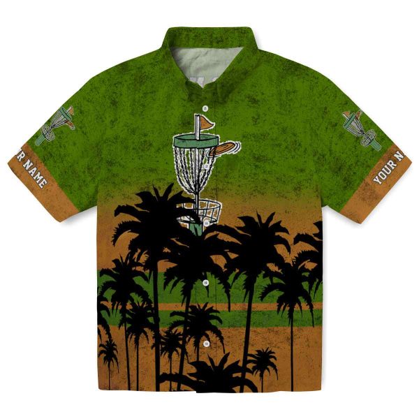 Disc Golf Sunset Pattern Hawaiian Shirt Best selling