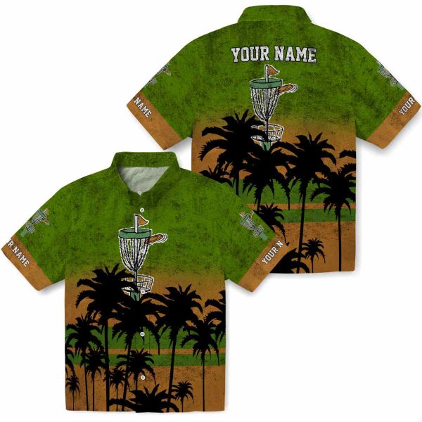 Disc Golf Sunset Pattern Hawaiian Shirt Latest Model