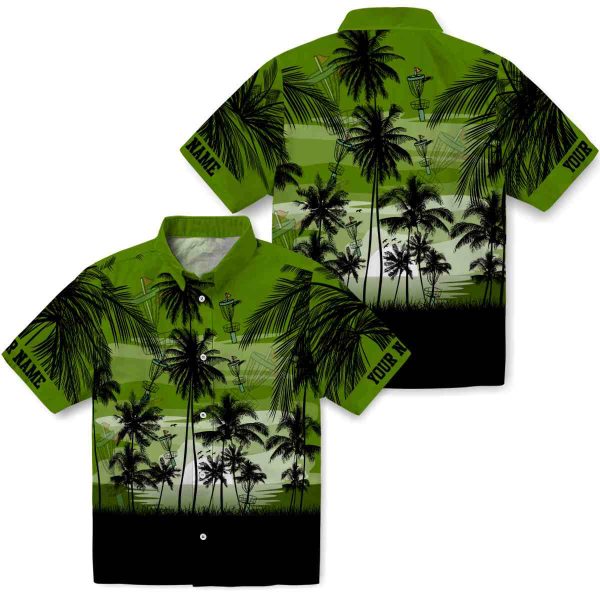 Disc Golf Sunset Scene Hawaiian Shirt Latest Model