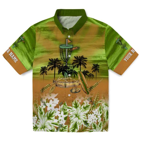 Disc Golf Tropical Canoe Hawaiian Shirt Best selling
