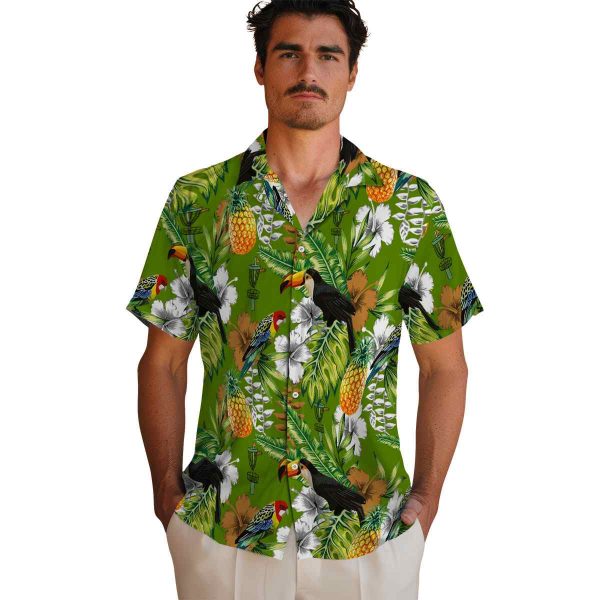 Disc Golf Tropical Toucan Hawaiian Shirt High quality