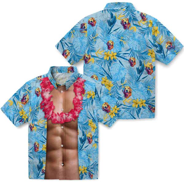 Dog Chest Illusion Hawaiian Shirt Latest Model