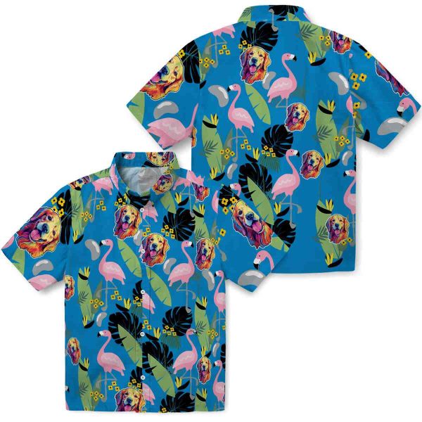 Dog Flamingo Leaves Hawaiian Shirt Latest Model