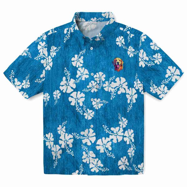 Dog Hibiscus Clusters Hawaiian Shirt Best selling