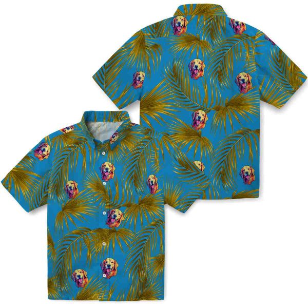 Dog Leafy Palms Hawaiian Shirt Latest Model