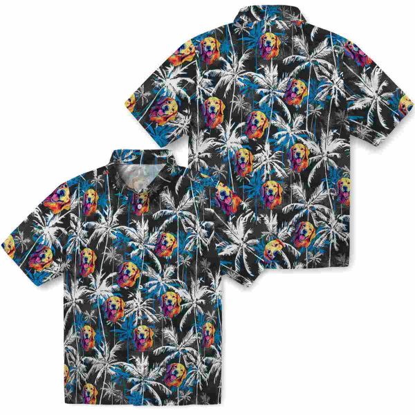 Dog Palm Pattern Hawaiian Shirt Latest Model