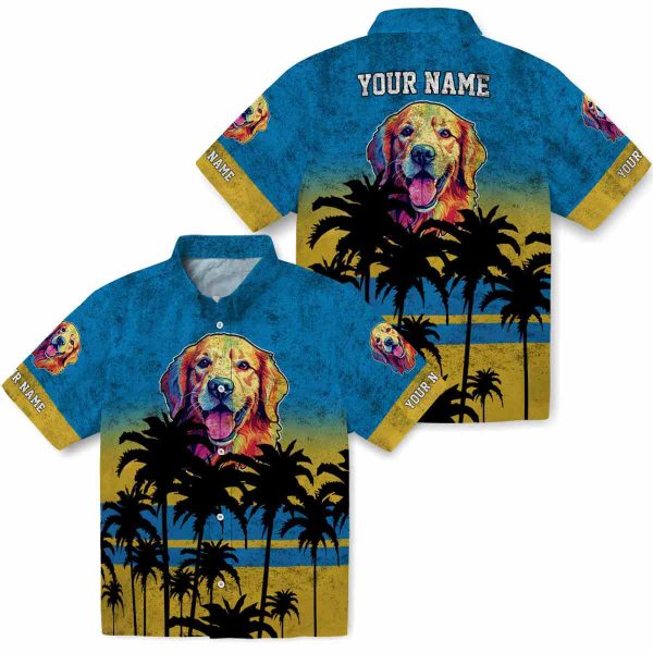 Dog Sunset Pattern Hawaiian Shirt Latest Model