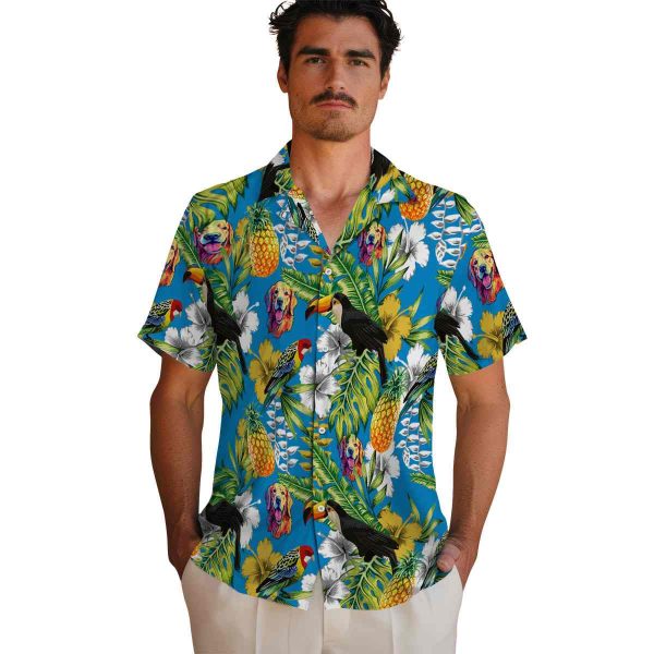 Dog Tropical Toucan Hawaiian Shirt High quality