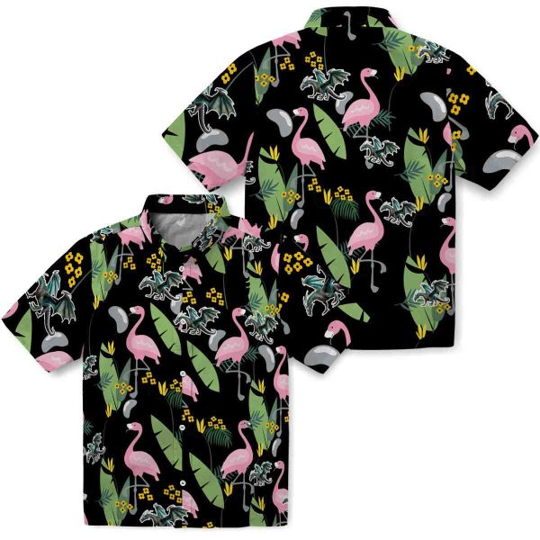 Dragon Flamingo Leaves Hawaiian Shirt Latest Model