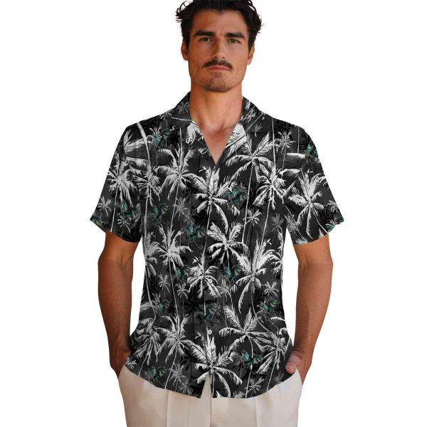 Dragon Palm Pattern Hawaiian Shirt High quality