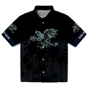 Dragon Sunset Pattern Hawaiian Shirt Best selling