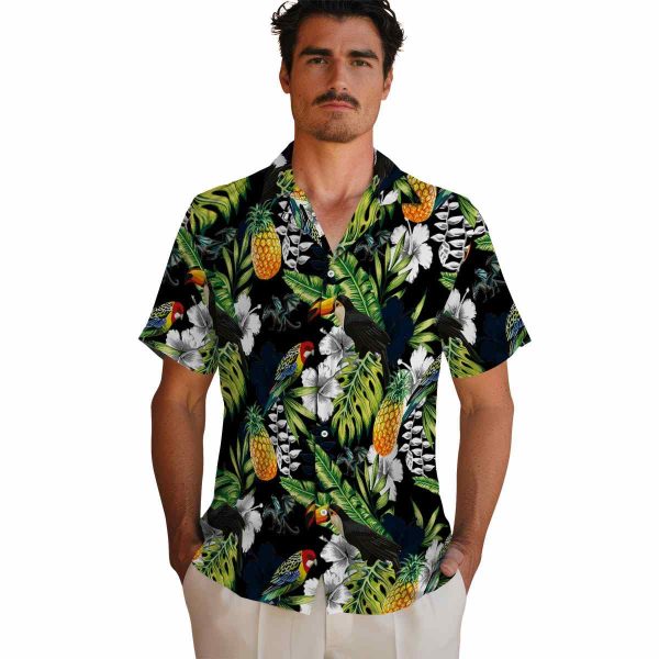 Dragon Tropical Toucan Hawaiian Shirt High quality