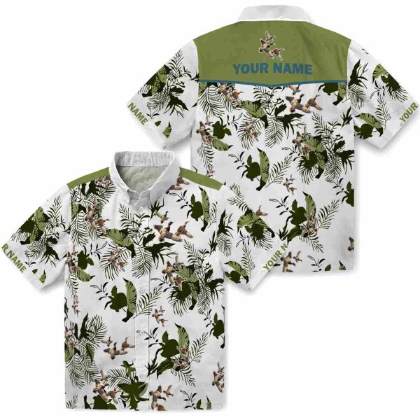 Duck Botanical Theme Hawaiian Shirt Latest Model