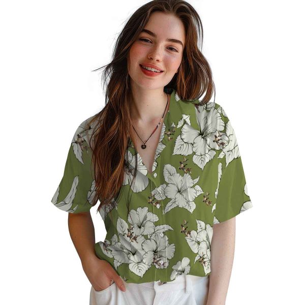 Duck Hibiscus Blooms Hawaiian Shirt Trendy