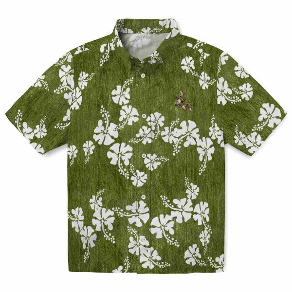 Duck Hibiscus Clusters Hawaiian Shirt Best selling