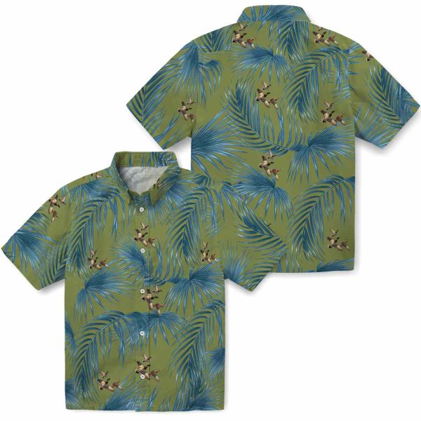 Duck Leafy Palms Hawaiian Shirt Latest Model