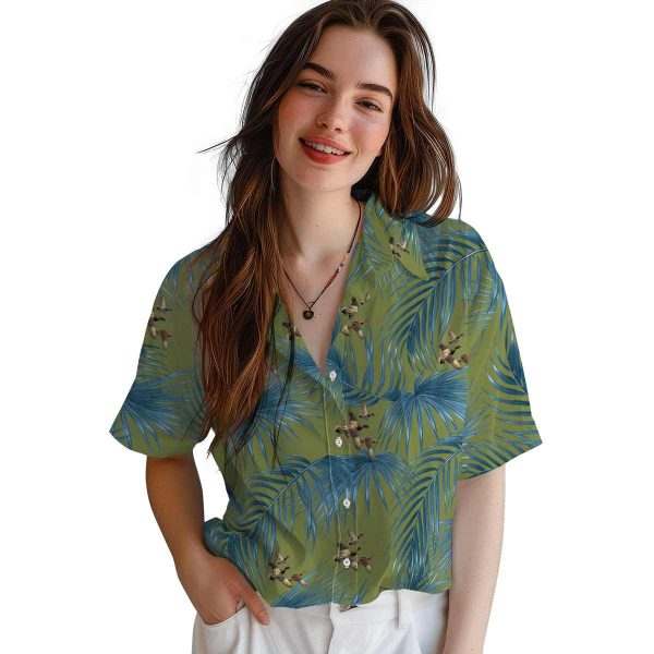 Duck Leafy Palms Hawaiian Shirt Trendy