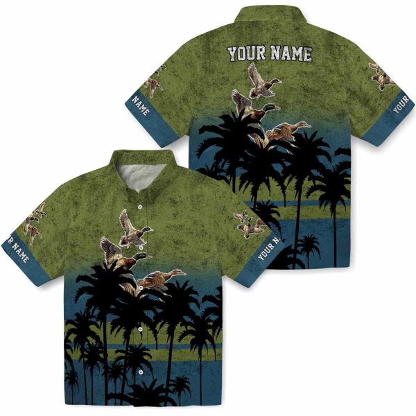 Duck Sunset Pattern Hawaiian Shirt Latest Model