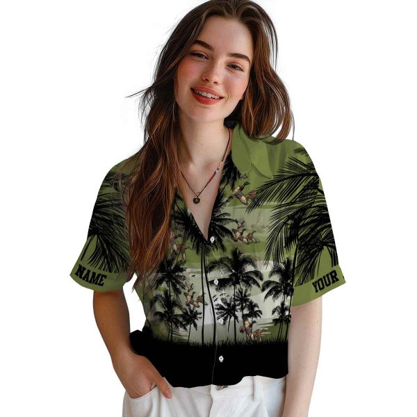 Duck Sunset Scene Hawaiian Shirt Trendy