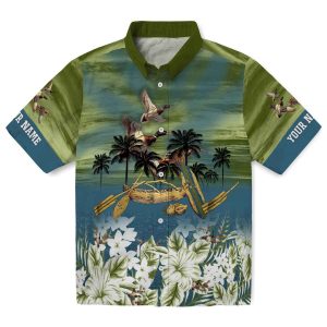 Duck Tropical Canoe Hawaiian Shirt Best selling