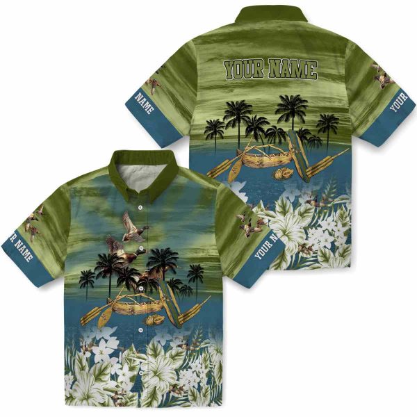 Duck Tropical Canoe Hawaiian Shirt Latest Model