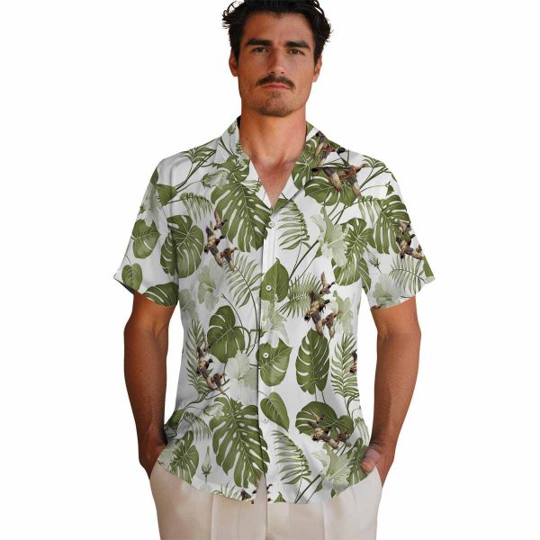 Duck Tropical Plants Hawaiian Shirt High quality