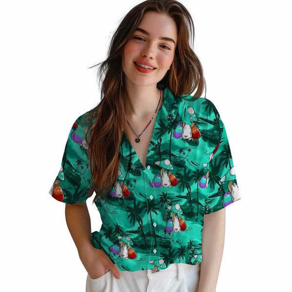 Easter Coastal Palms Hawaiian Shirt Trendy