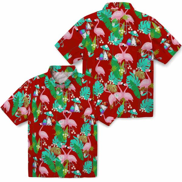 Easter Flamingo Foliage Hawaiian Shirt Latest Model