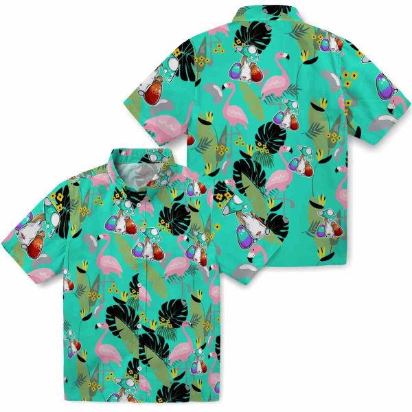 Easter Flamingo Leaves Hawaiian Shirt Latest Model