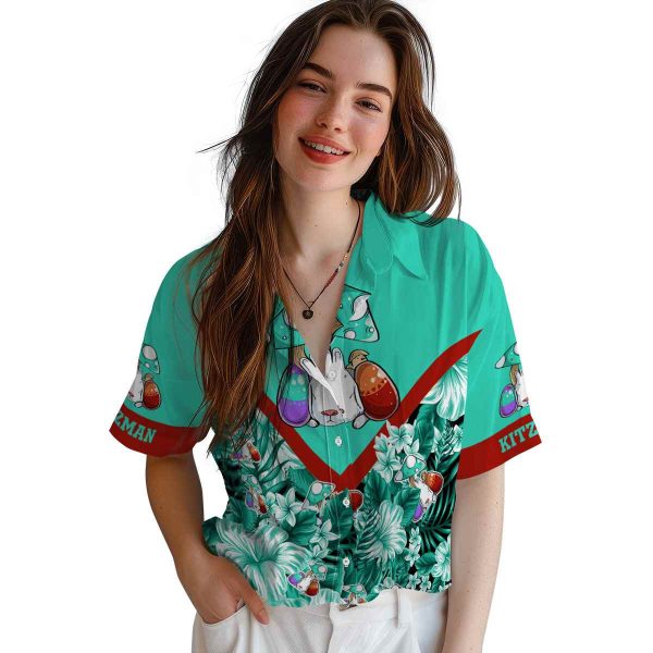 Easter Floral Chevron Hawaiian Shirt Trendy