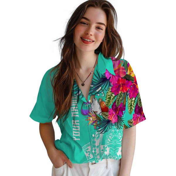 Easter Floral Polynesian Hawaiian Shirt Trendy