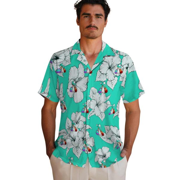 Easter Hibiscus Blooms Hawaiian Shirt High quality