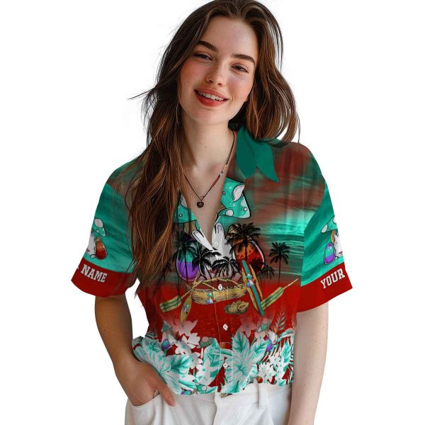 Easter Tropical Canoe Hawaiian Shirt Trendy