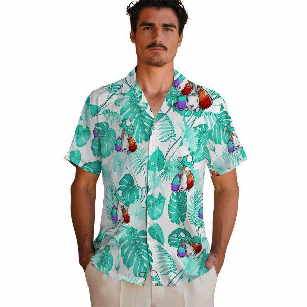 Easter Tropical Plants Hawaiian Shirt High quality