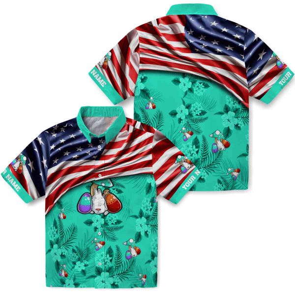 Easter US Flag Hibiscus Hawaiian Shirt Latest Model