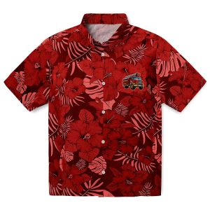 Fire Truck Jungle Vibes Hawaiian Shirt Best selling