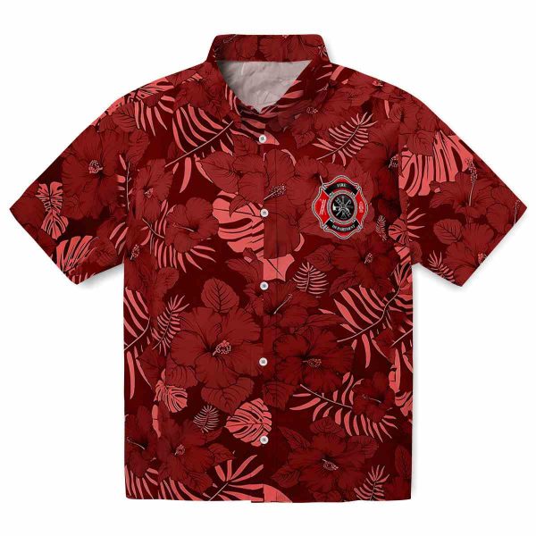 Firefighter Jungle Vibes Hawaiian Shirt Best selling